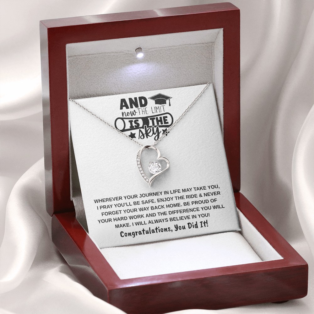 The Limit Is the Sky Graduation | Forever Love Necklace