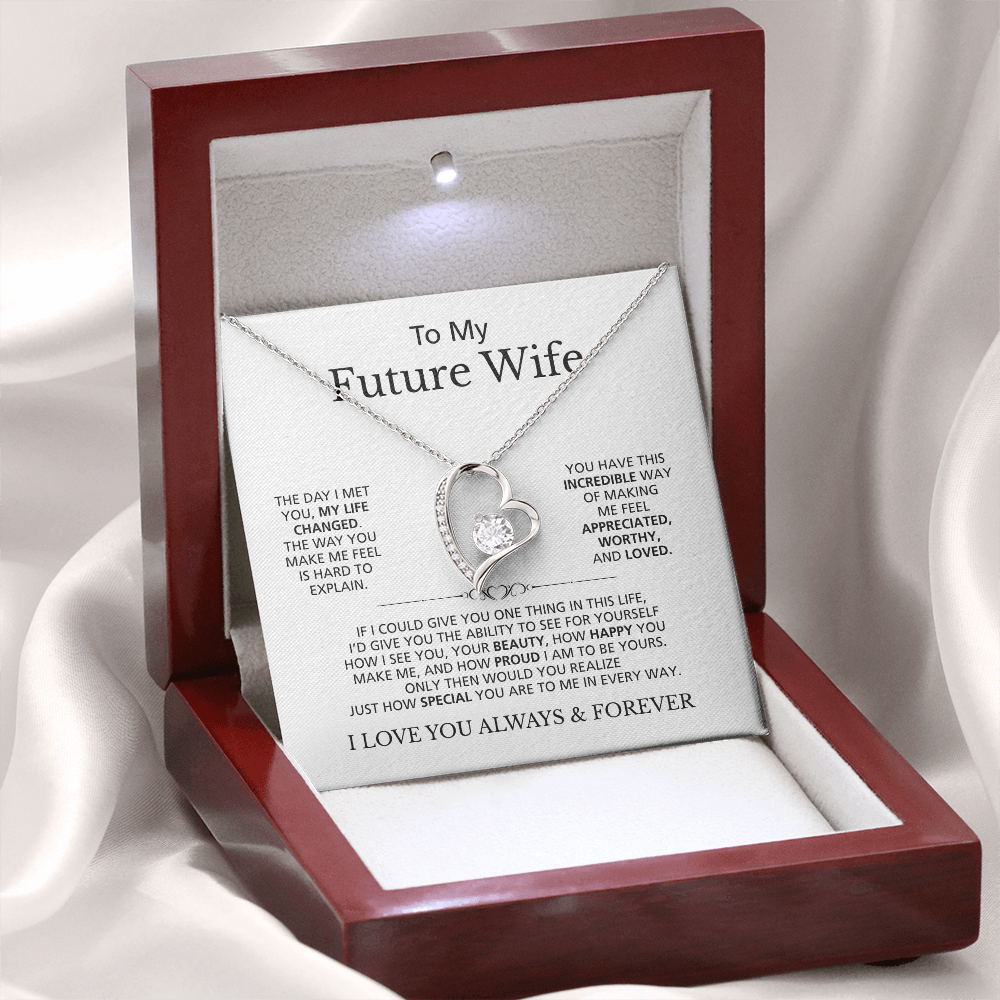 To My Future Wife I Love You Always & Forever | Forever Love Necklace