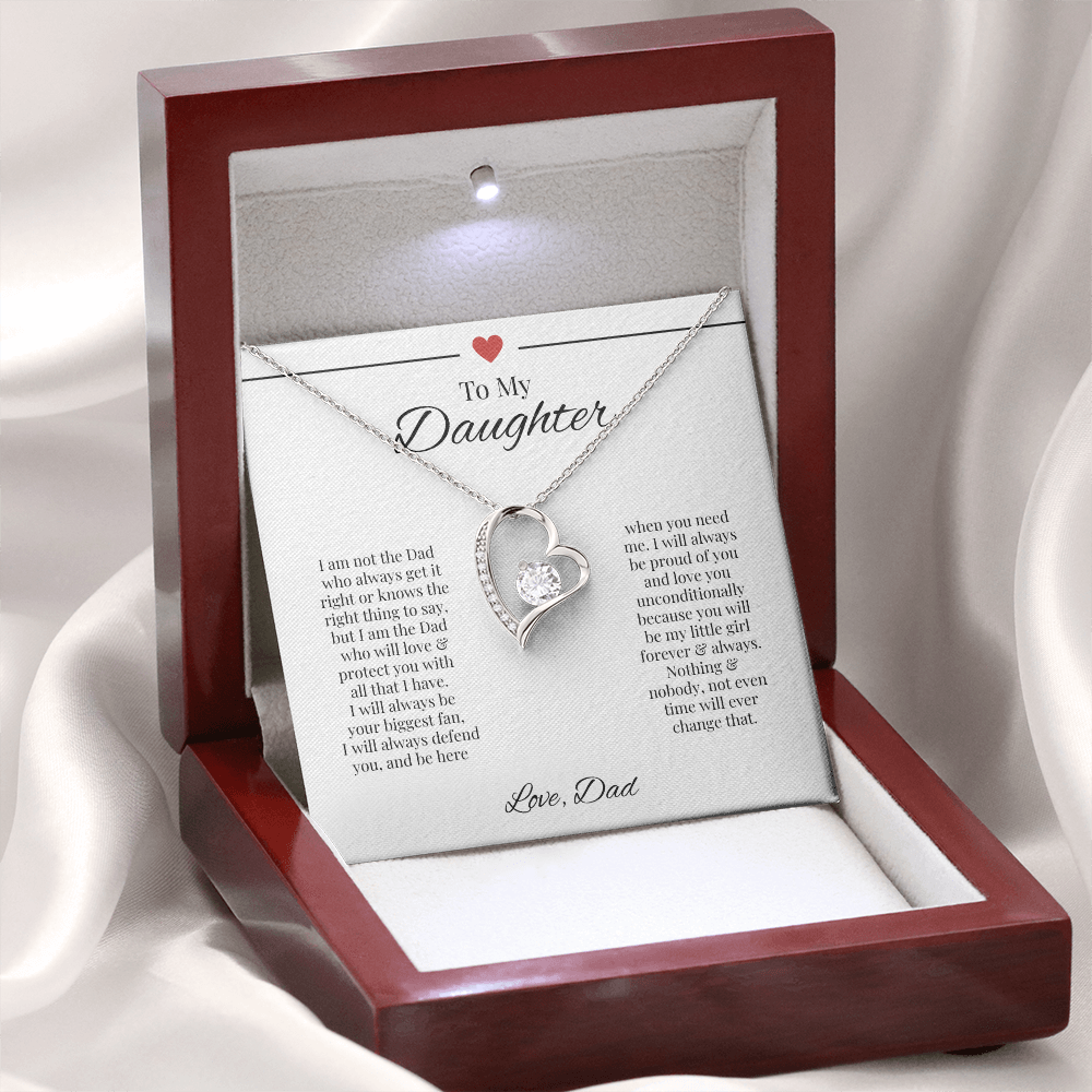 To My Daughter from Dad | Forever Love Necklace
