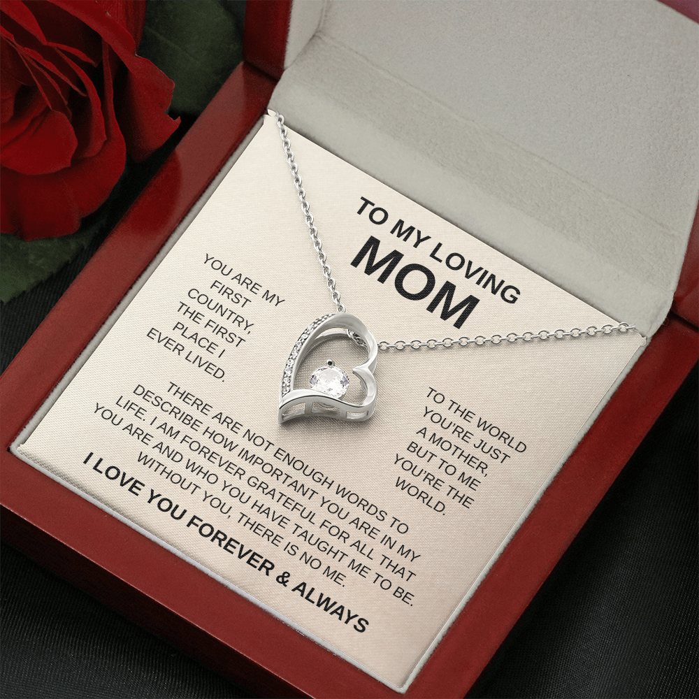 To My Loving Mom | Forever Love Necklace