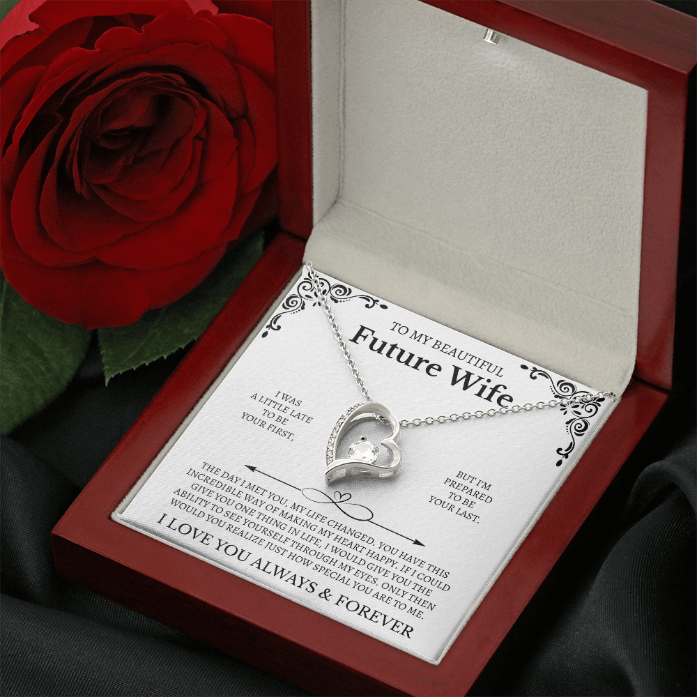 To My Beautiful Future Wife | Forever Love Necklace