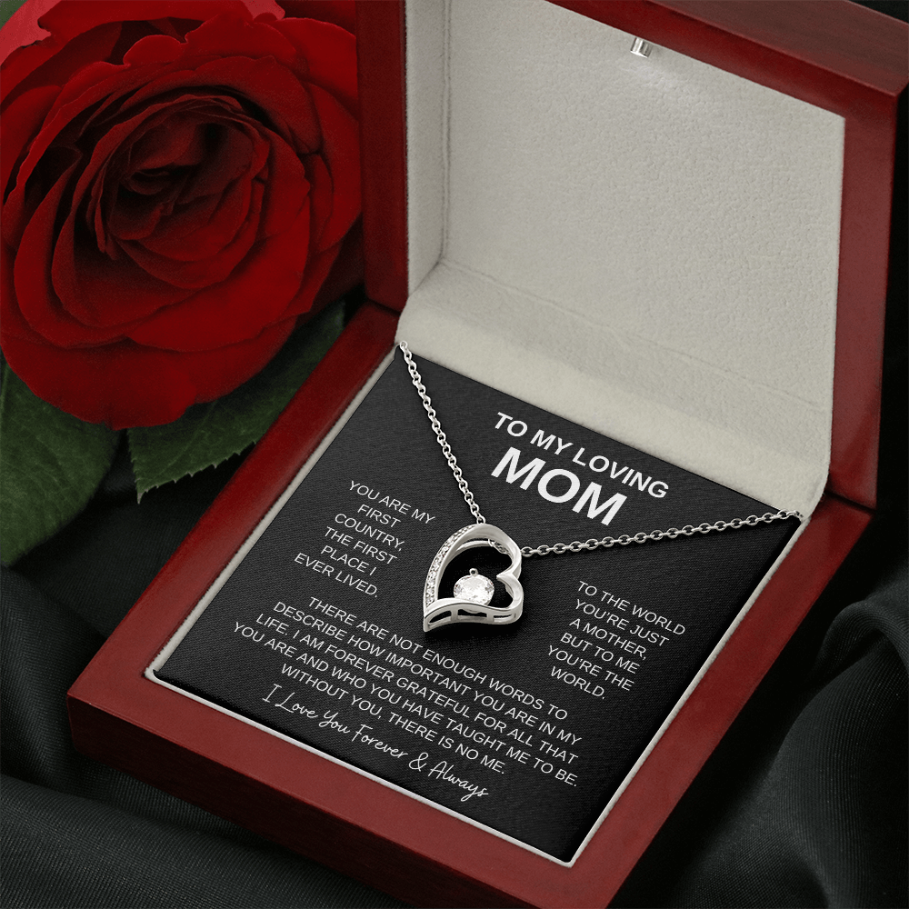 To My Loving Mom | Forever Love Necklace
