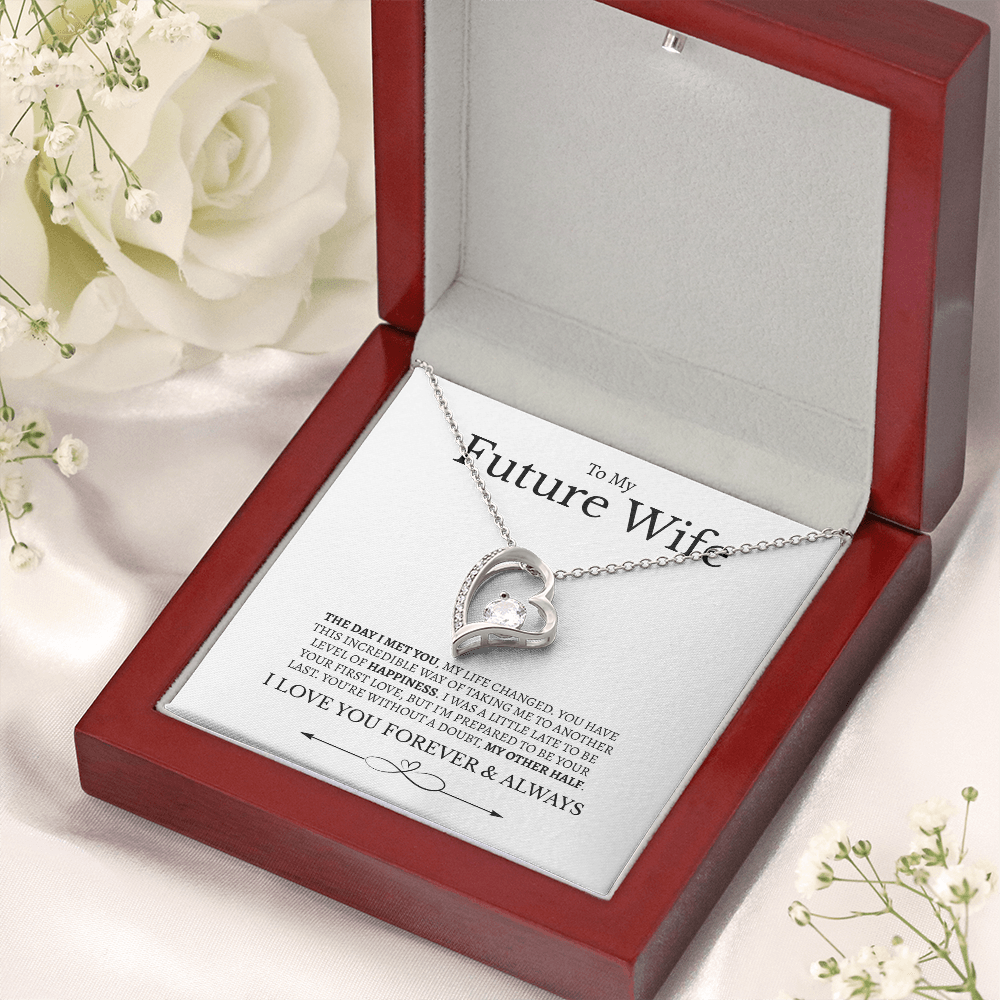 To My Future Wife I love you Forever & Always | Forever Love Necklace