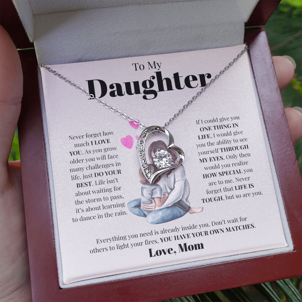 To My Daughter from Mom | Forever Love Necklace