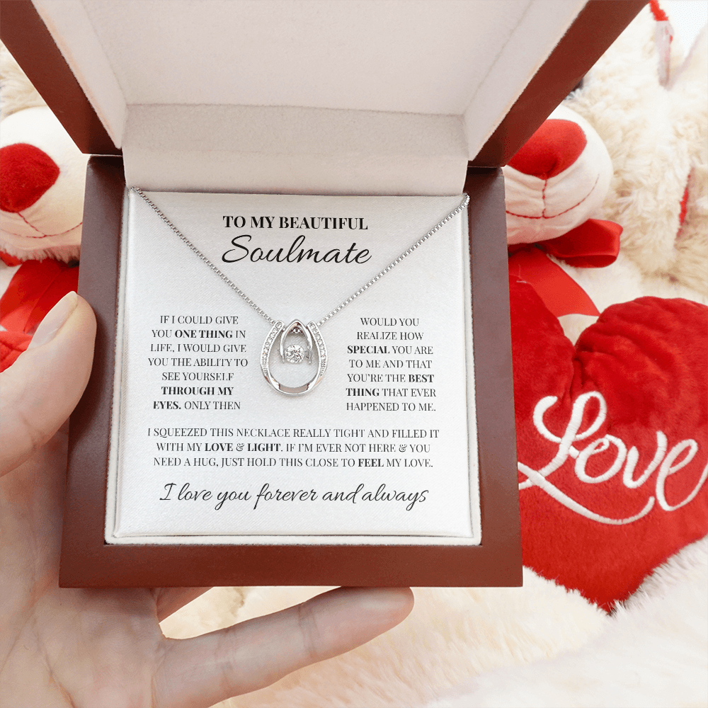 To My Beautiful Soulmate | Lucky in Love Necklace