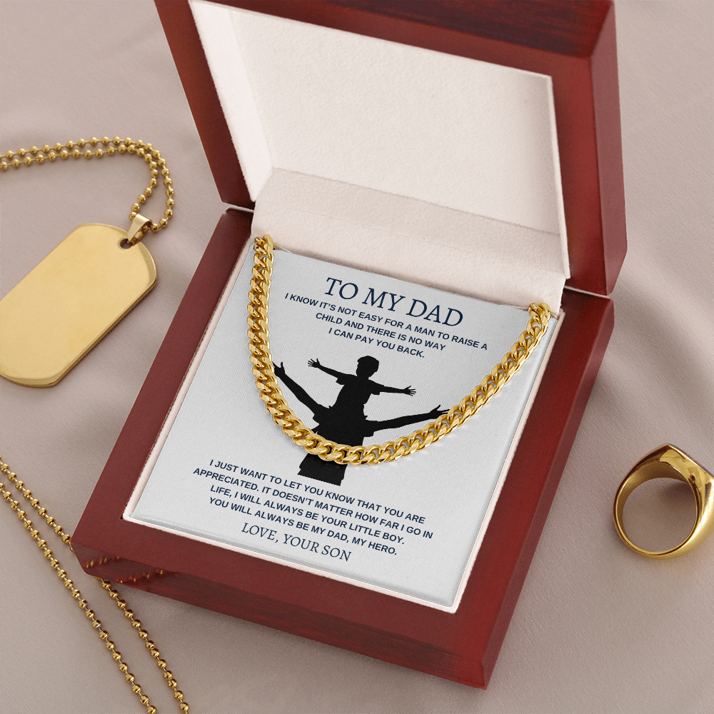 To My Dad | Cuban Link Chain