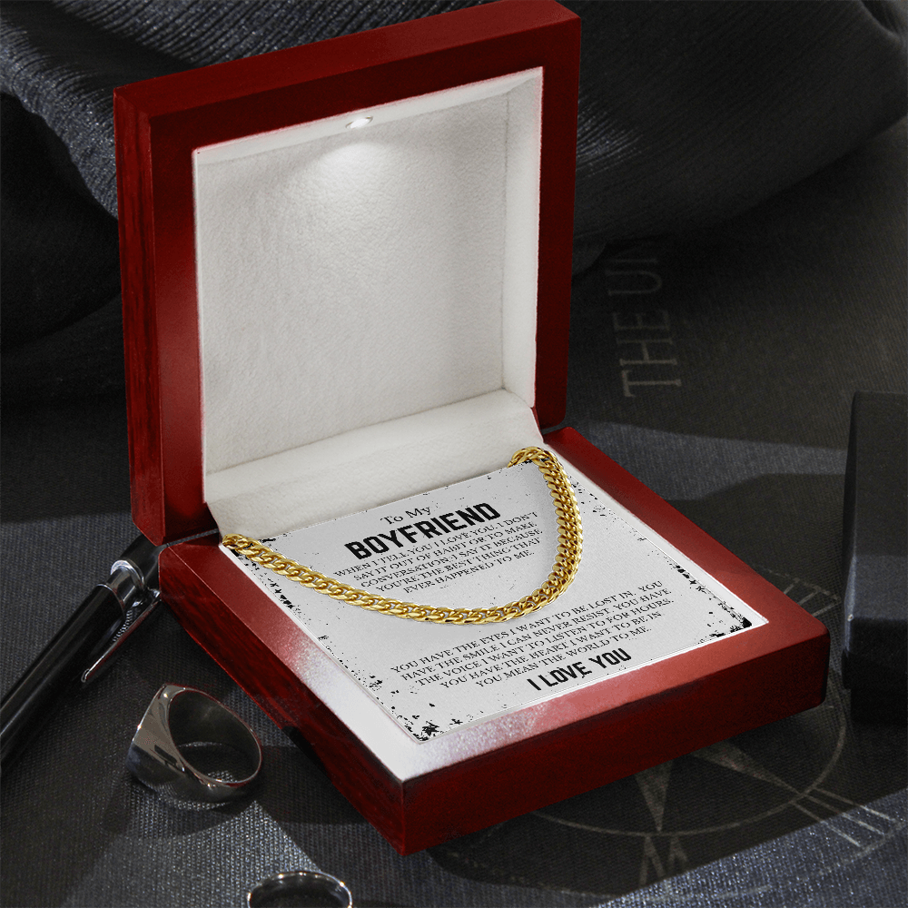 To My BOYFRIEND | Cuban Link Chain