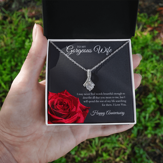 Anniversary Gift to Gorgeous Wife | Alluring Beauty Necklace