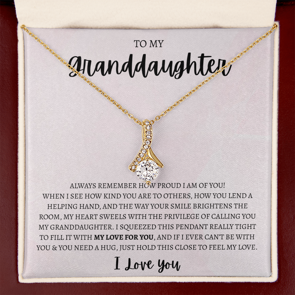 To My Granddaughter | Alluring Beauty Necklace