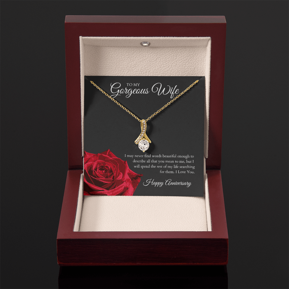 Anniversary Gift to Gorgeous Wife | Alluring Beauty Necklace