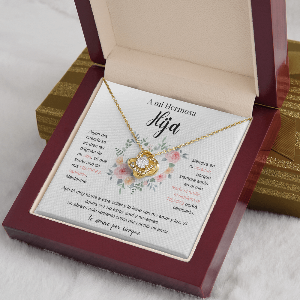 A Mi Hermosa Hija | Love Knot Necklace