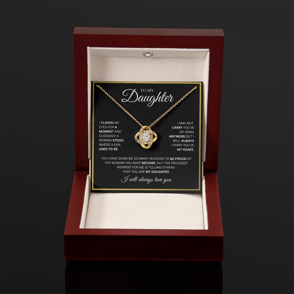 To My Daughter | Love Knot Necklace