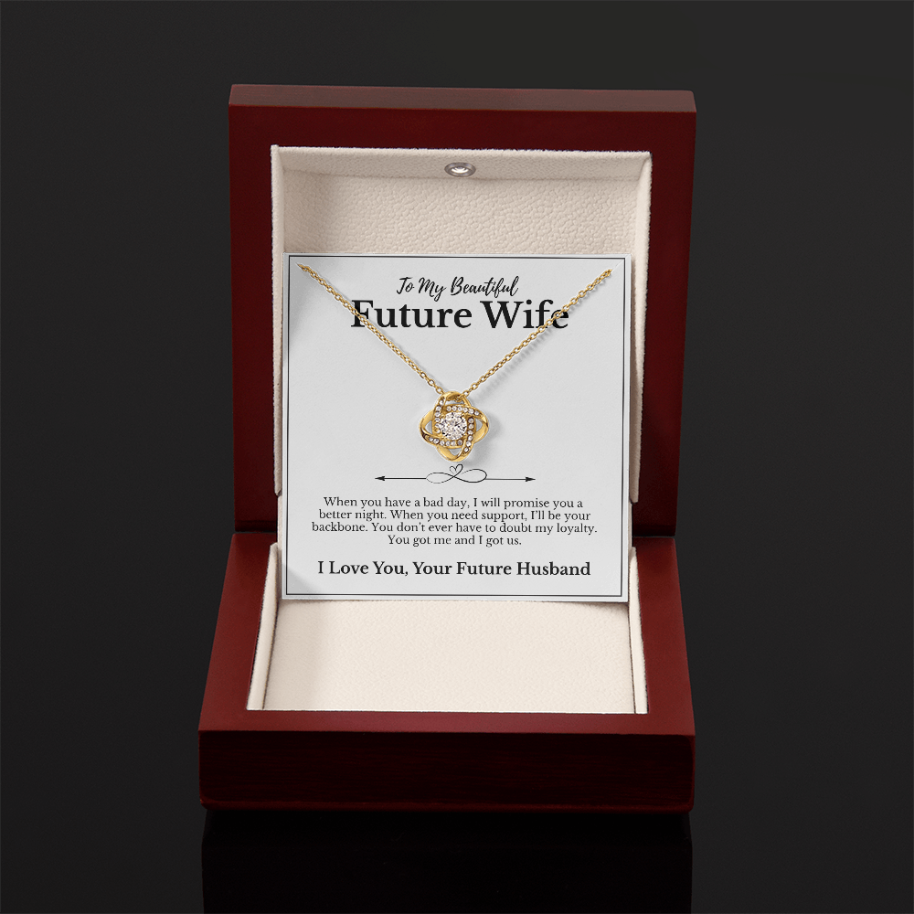 My Beautiful Future Wife | Love Knot Necklace