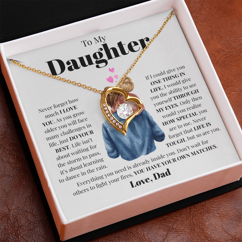 To My Daughter | Forever Love Necklace