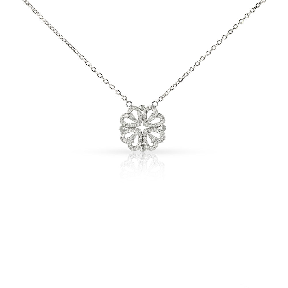 Congratulations (Daughter) Love Dad | Magnetic Hearts Necklace