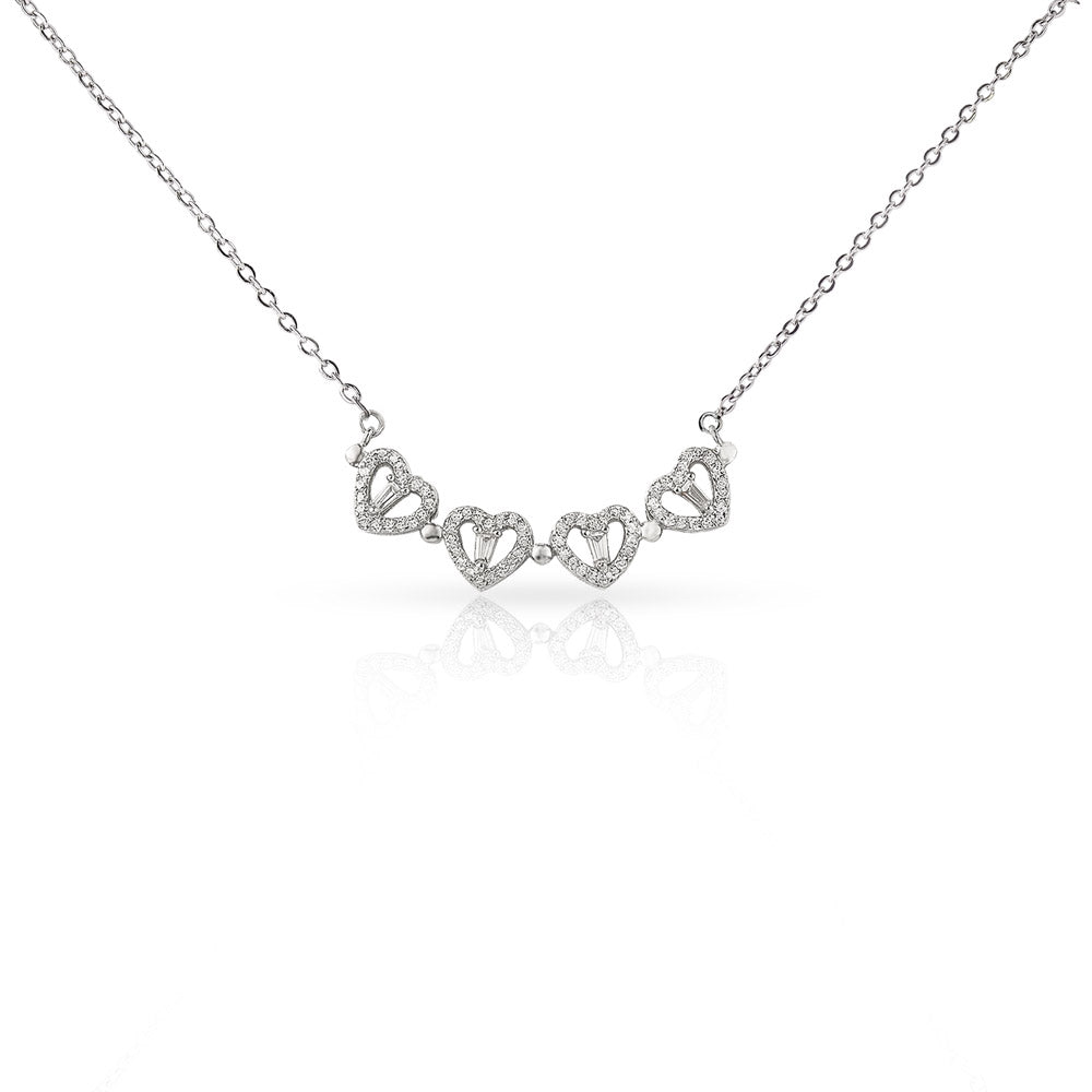 To a Beautiful Girl on Her Graduation Day | Magnetic Hearts Necklace