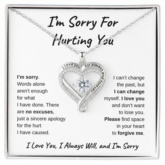 I'm Sorry For Hurting You |  Love You Always Necklace