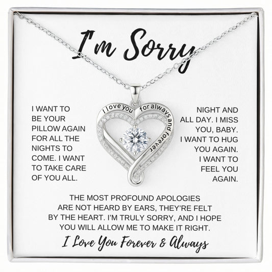 I'm Sorry | Love You Always Necklace