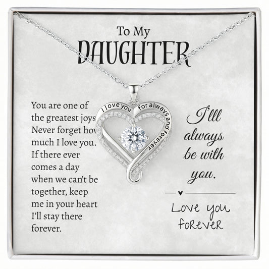 To My Daughter | Love You Always Necklace