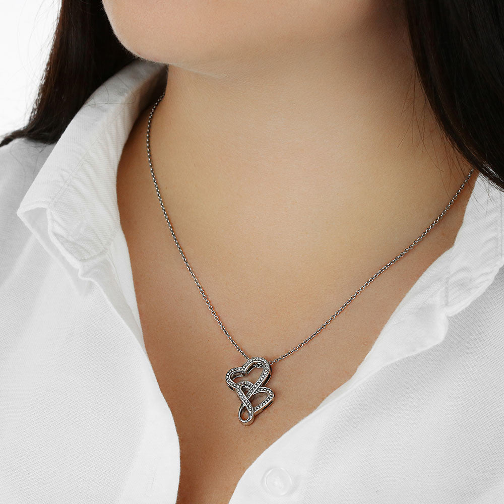 To My Beautiful Soulmate | Heart-To-Heart Pendant Necklace