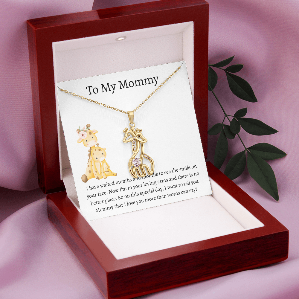 To My Mommy | Giraffe Necklace