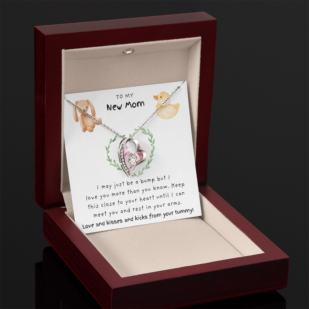To My New Mom Pink | Forever Love Necklace