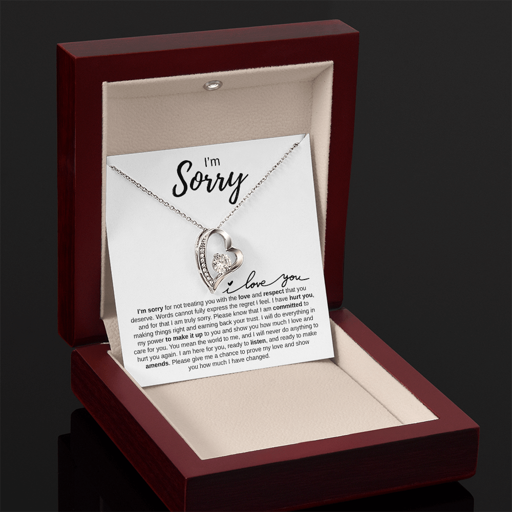 I'm Sorry | Forever Love Necklace
