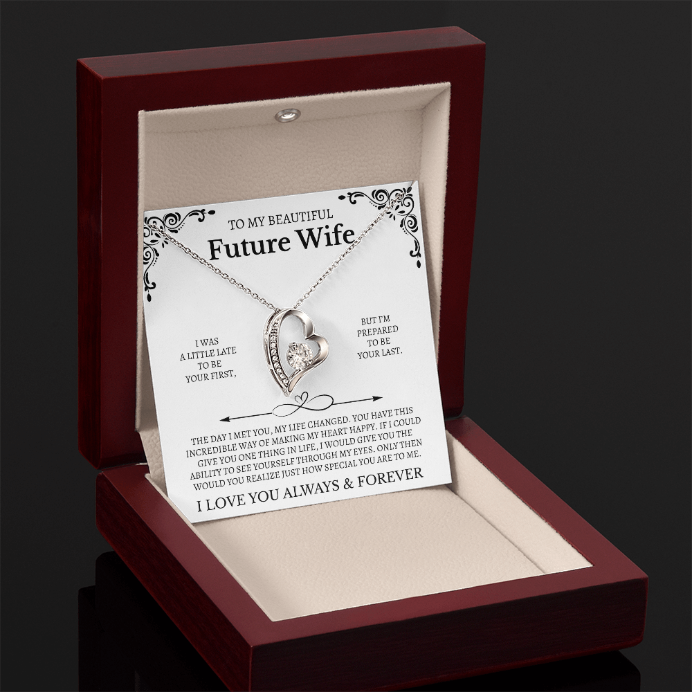 To My Beautiful Future Wife | Forever Love Necklace