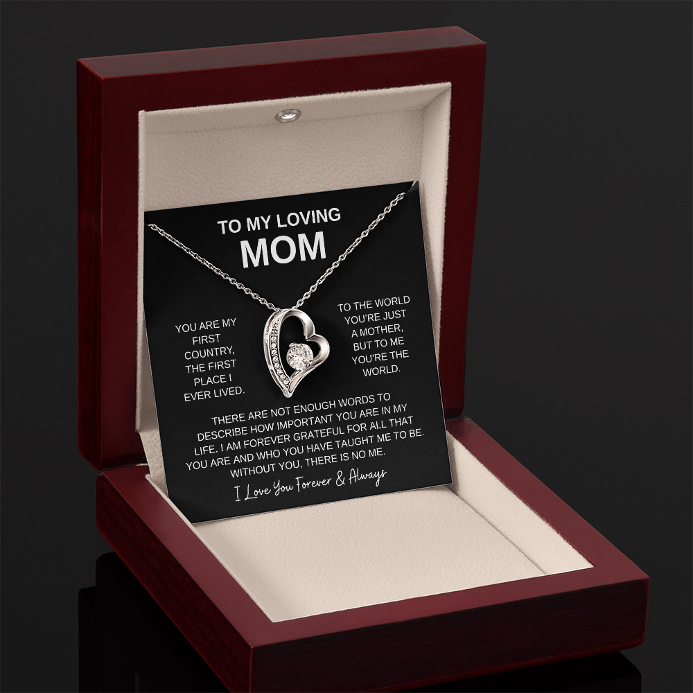 To My Loving Mom | Forever Love Necklace