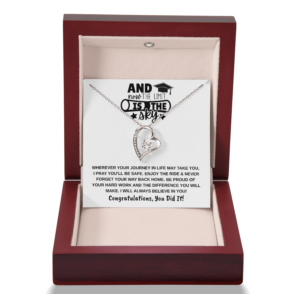 The Limit Is the Sky Graduation | Forever Love Necklace