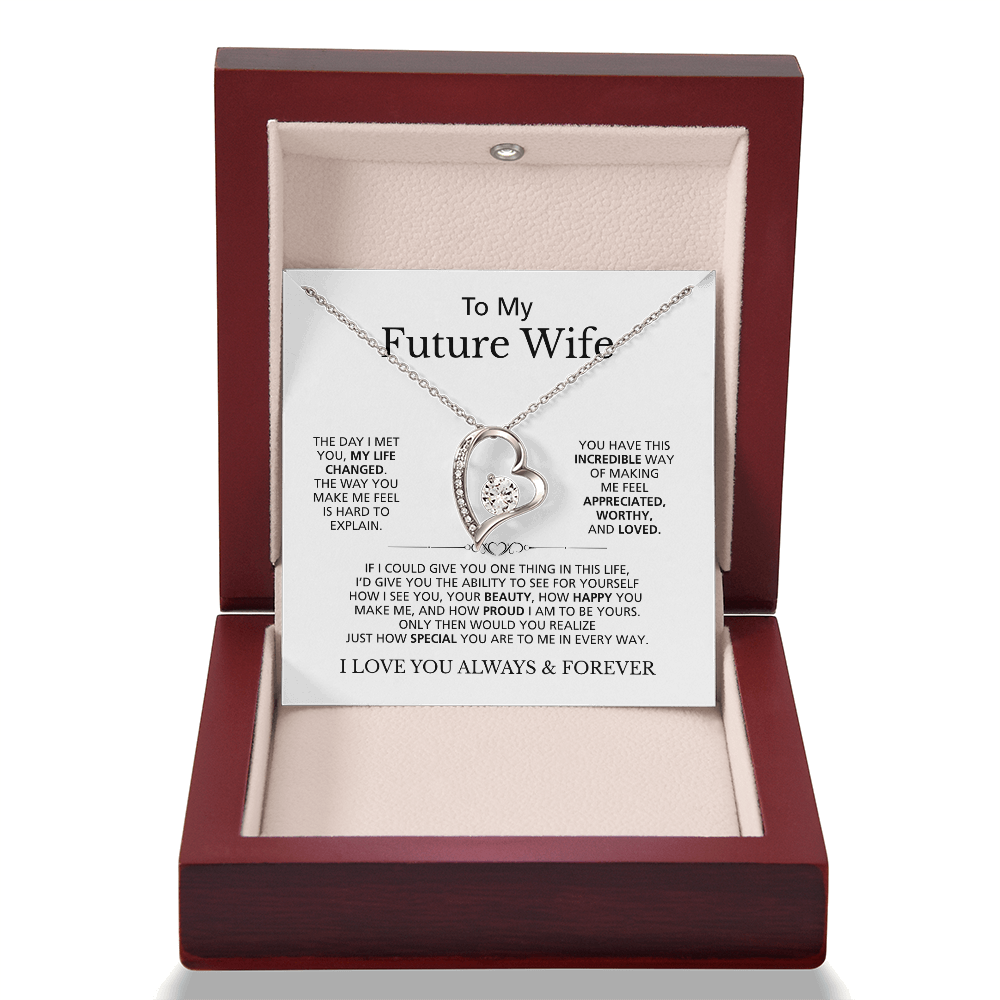 To My Future Wife I Love You Always & Forever | Forever Love Necklace