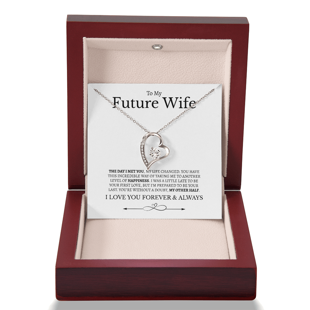 To My Future Wife I love you Forever & Always | Forever Love Necklace