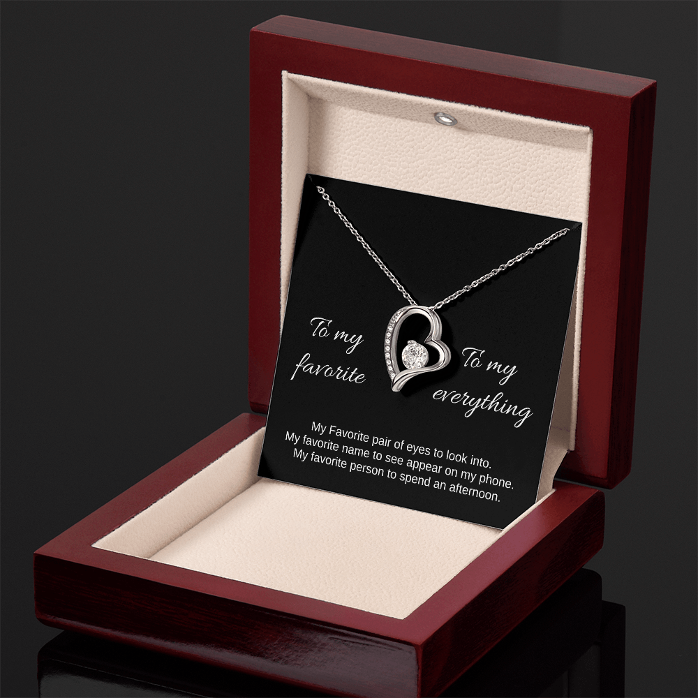 To My Favorite | Forever Love Necklace
