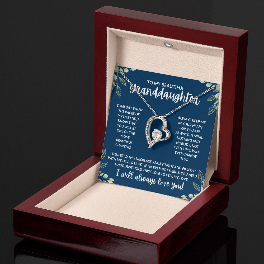To My Granddaughter | Forever Love Necklace