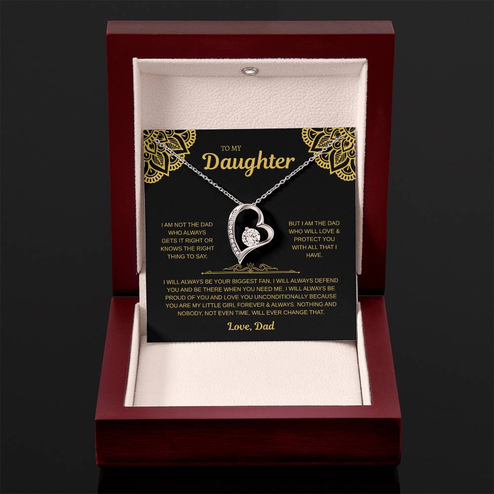To My Daughter from Dad | Forever Love Necklace