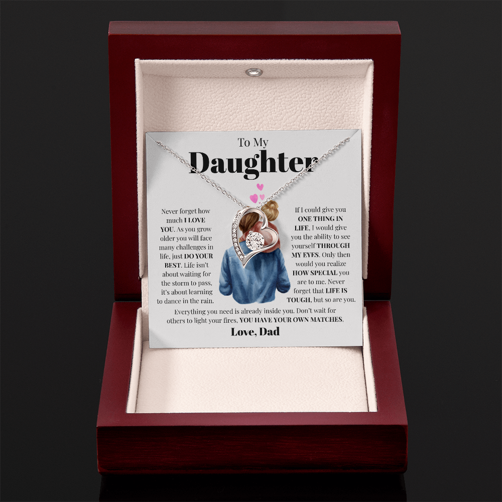 To My Daughter | Forever Love Necklace