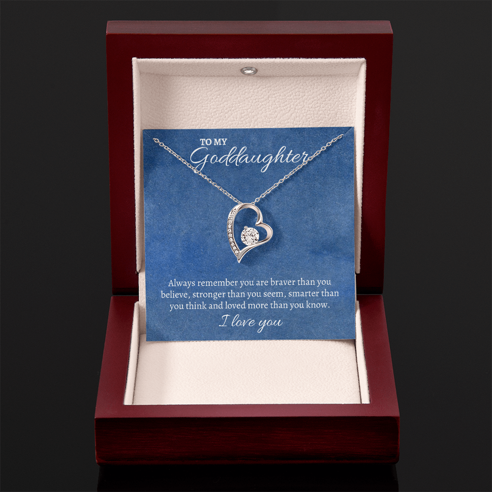 To My Goddaughter | Forever Love Necklace
