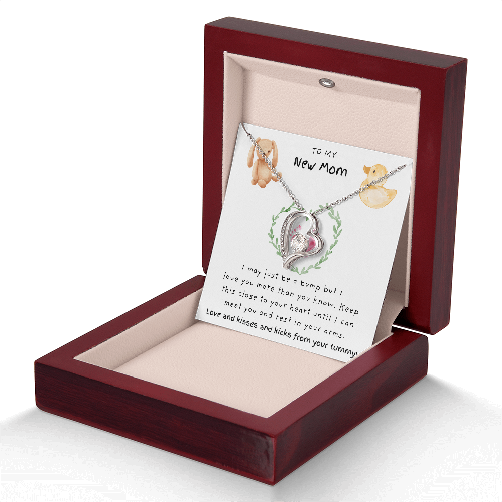 To My New Mom Pink | Forever Love Necklace