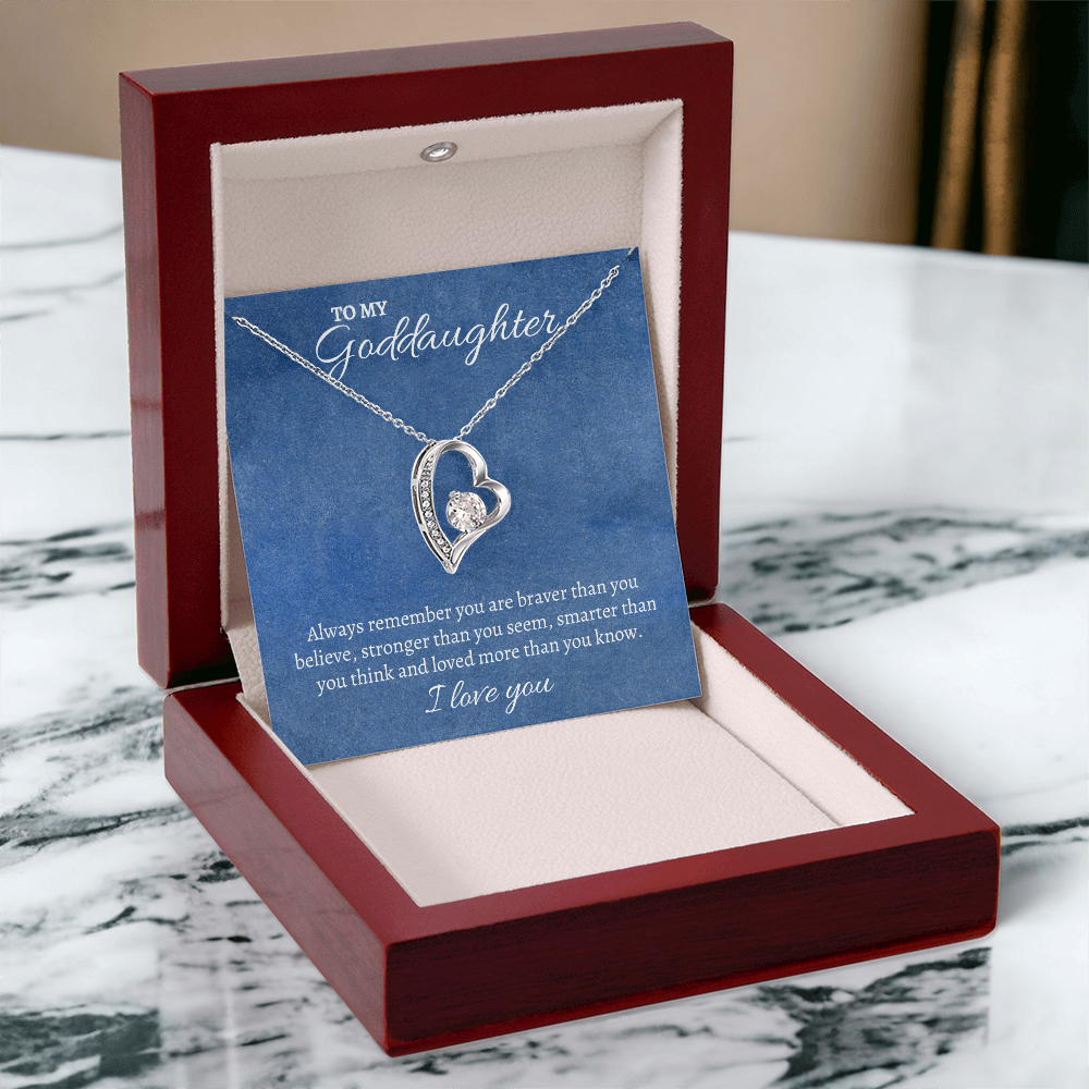 To My Goddaughter | Forever Love Necklace