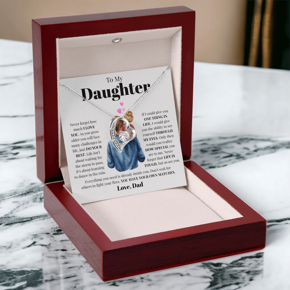 To My Daughter | Forever Love Necklace