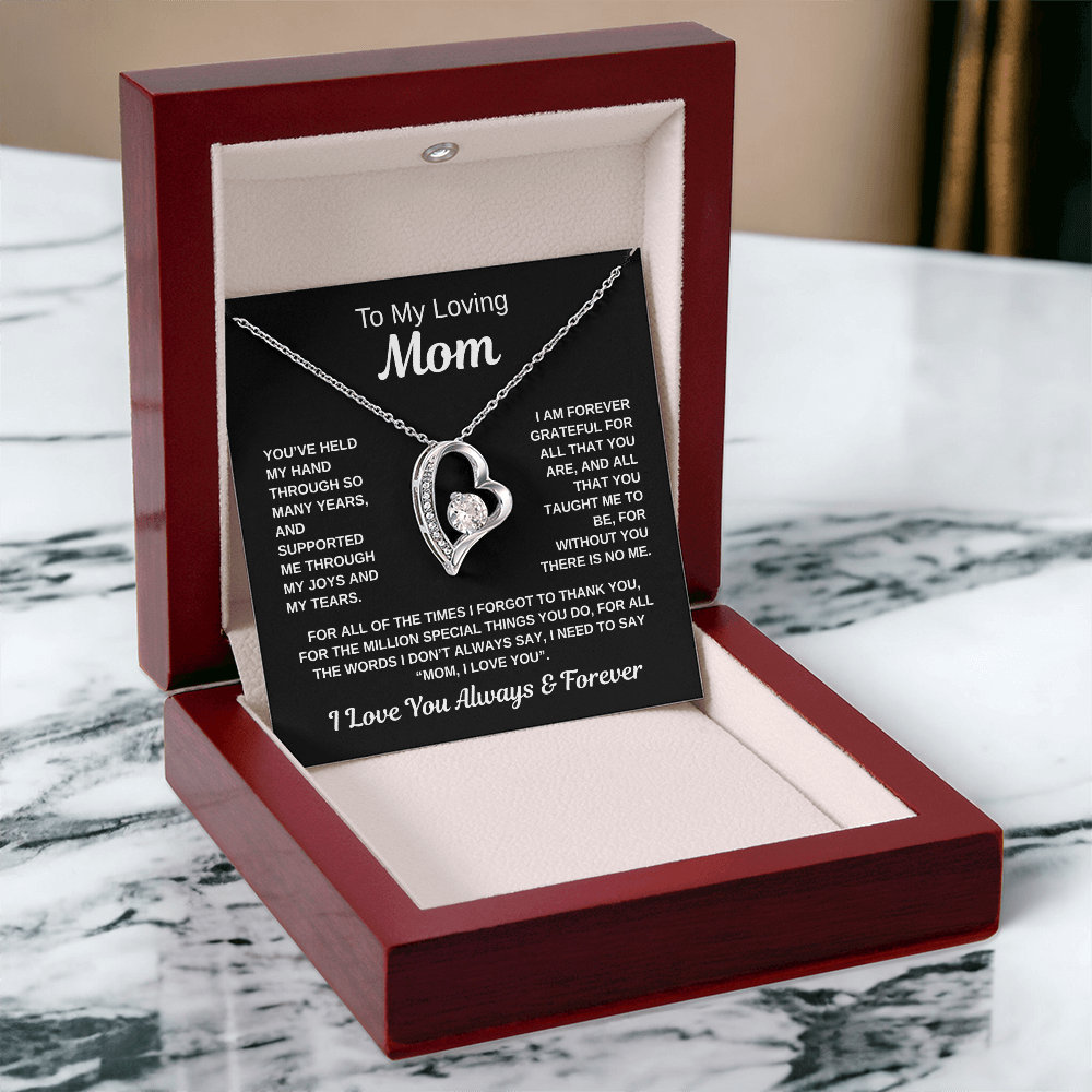 To My Loving Mom | Forever Love Necklace