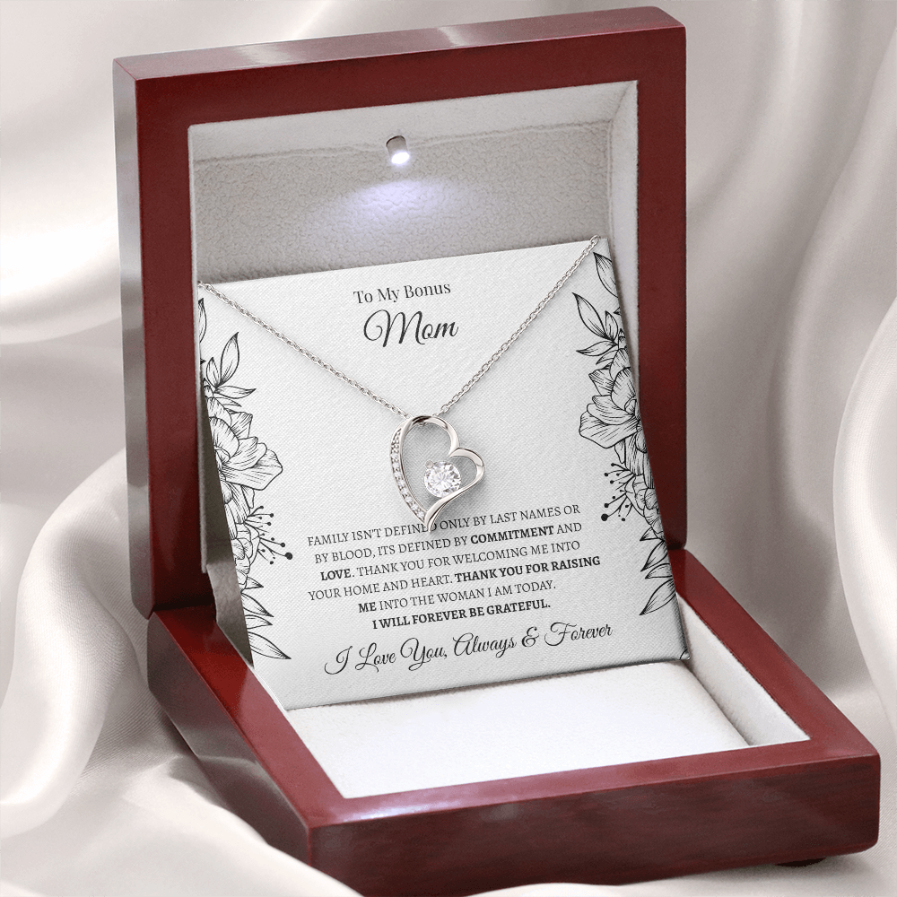 To My Bonus Mom | Forever Love Necklace