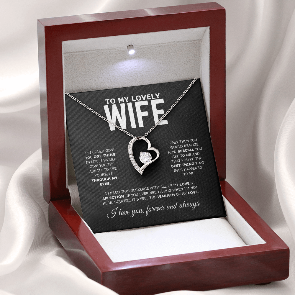 To My Lovely Wife | Forever Love Necklace