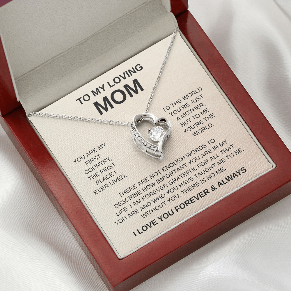 To My Loving Mom | Forever Love Necklace