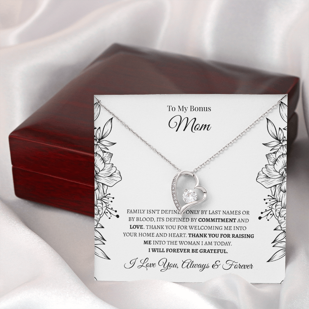 To My Bonus Mom | Forever Love Necklace