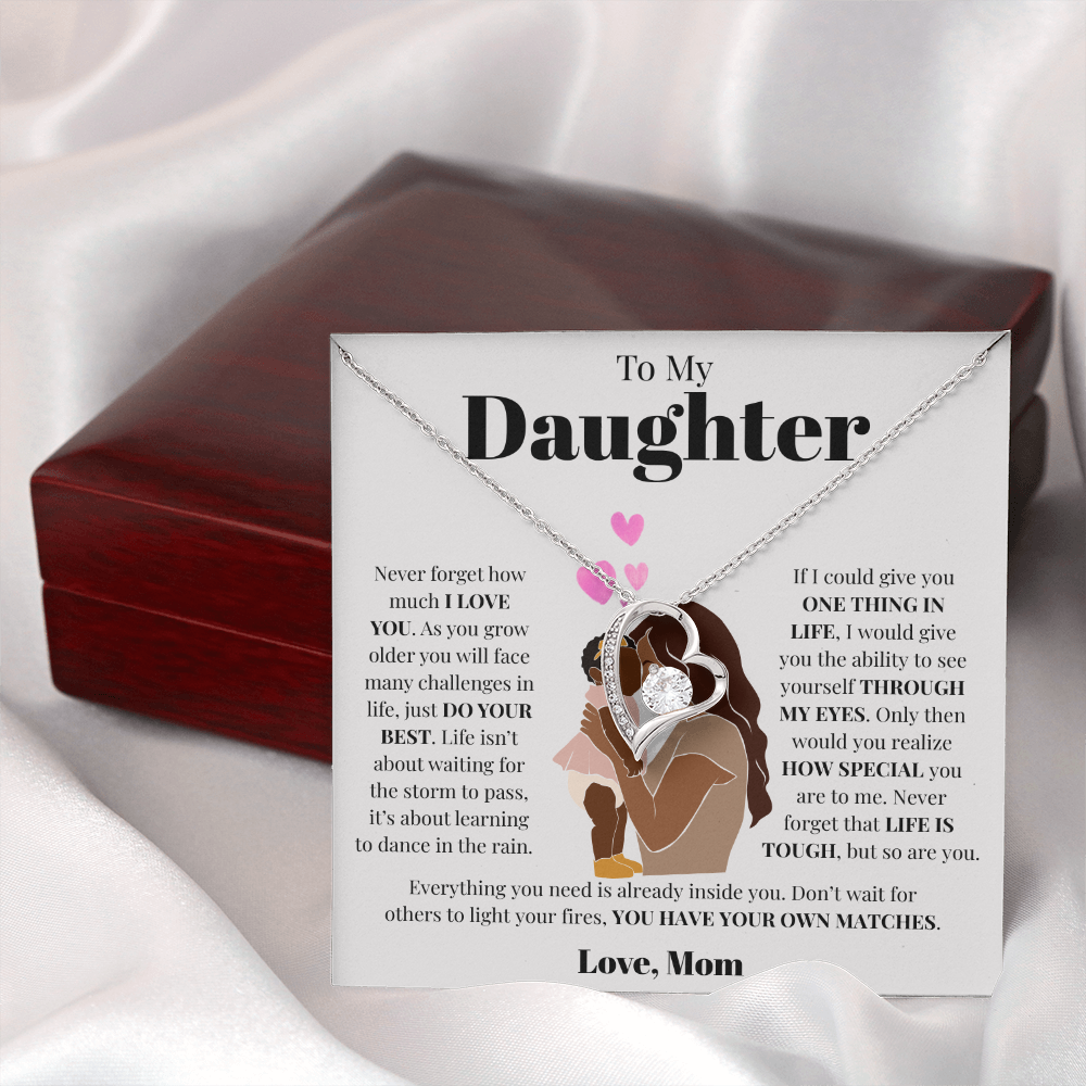 To My Daughter from Mom | Forever Love Necklace