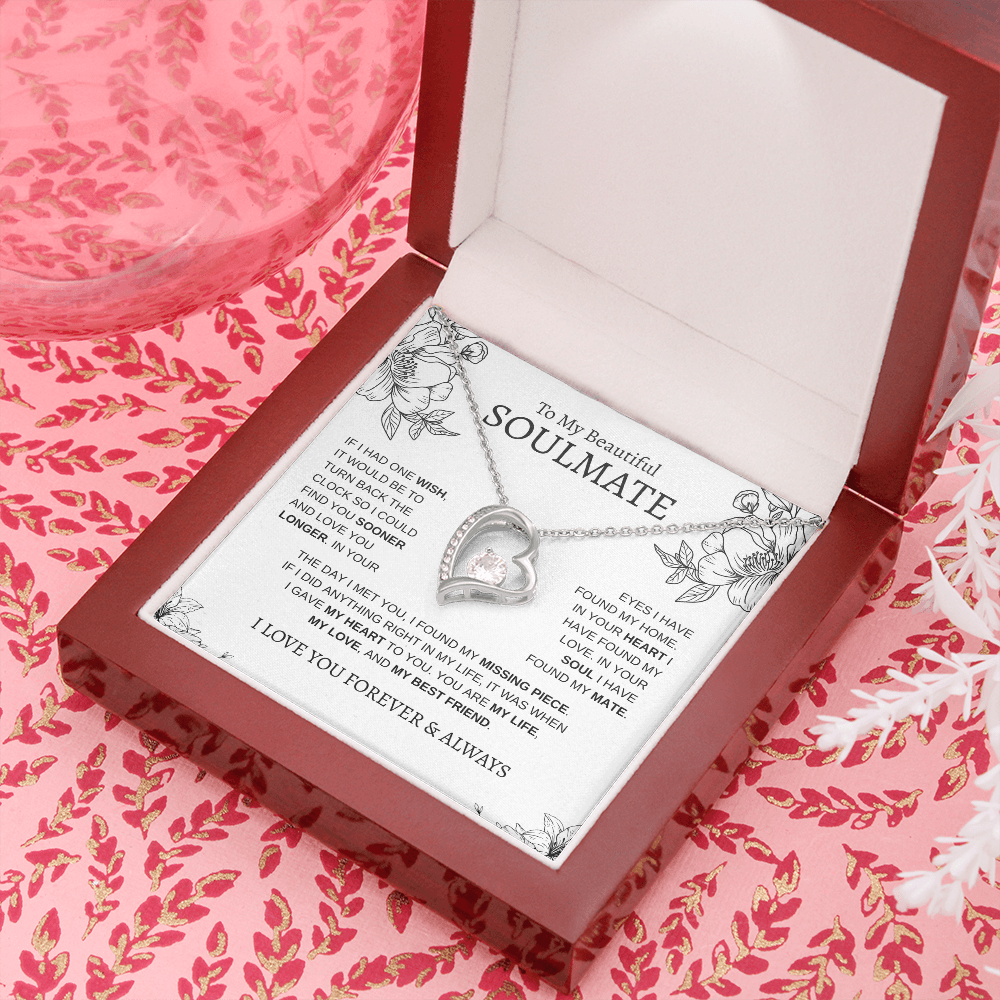 To My Beautiful SOULMATE | Forever Love Necklace