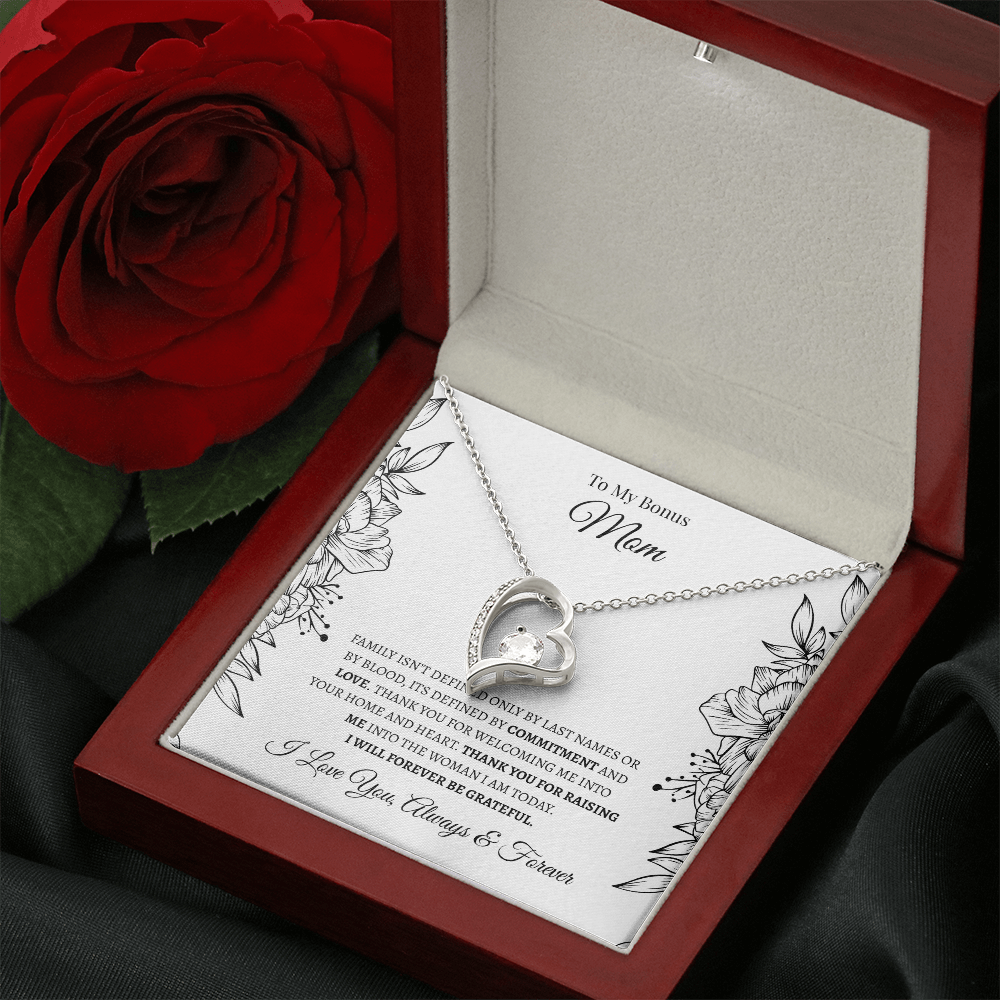 To My Bonus Mom | Forever Love Necklace