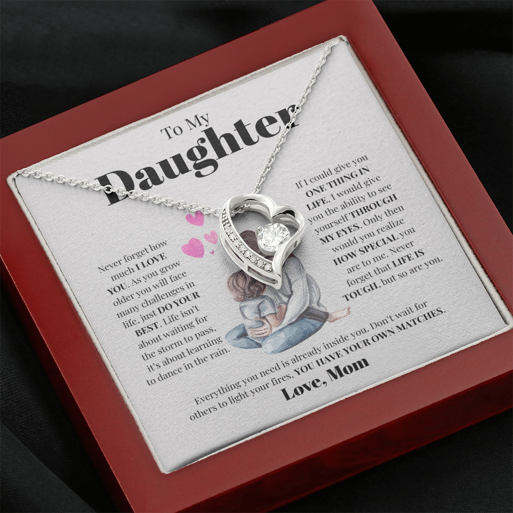 To My Daughter from Mom | Forever Love Necklace