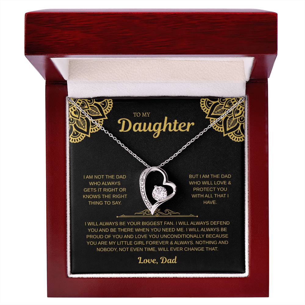 To My Daughter from Dad | Forever Love Necklace